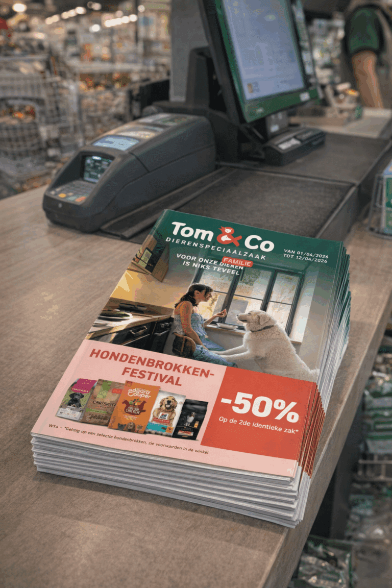 Beestig drukwerk voor Tom &amp; Co