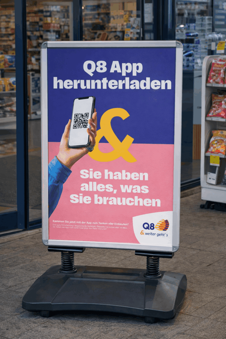 Blijven gaan met Q8